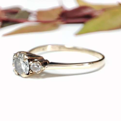 Bargain!!! Yellow Gold CZ Ladies Ring #1135