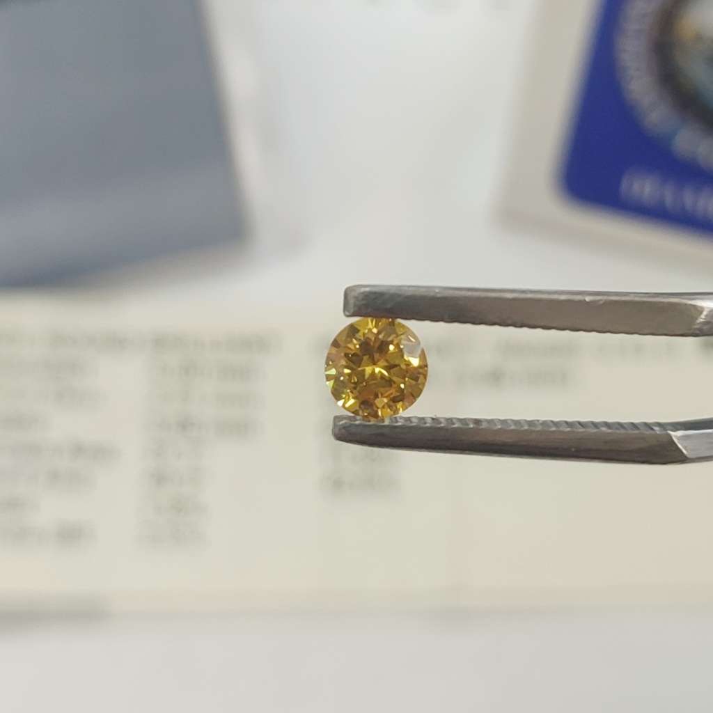 Certified Natural Diamond 0.4300ct Round Cut #ccd006