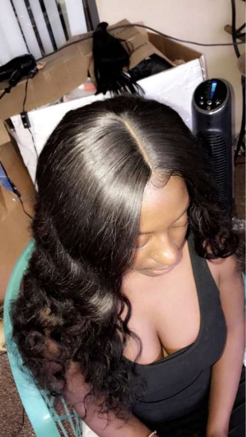 Brazilian Remy Loose Wave 2 Piece Bundles + Closure  ( 12, 12 & Closure 10)