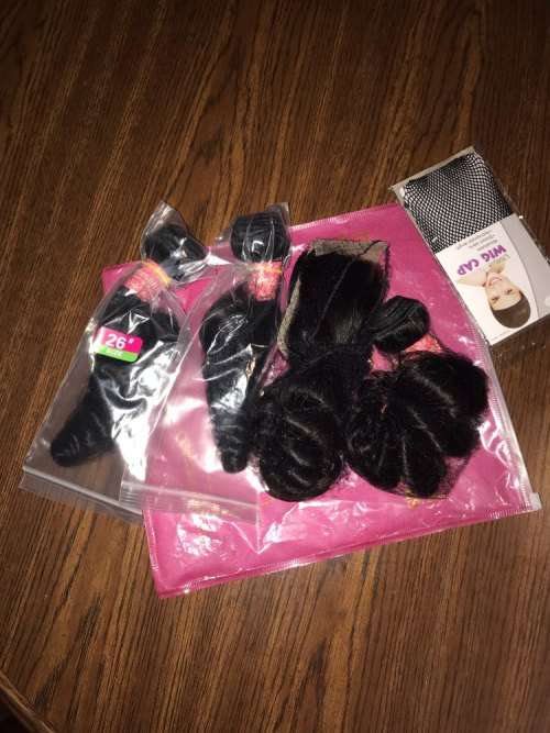 Brazilian Remy Loose Wave 2 Piece Bundles + Closure  ( 12, 12 & Closure 10)