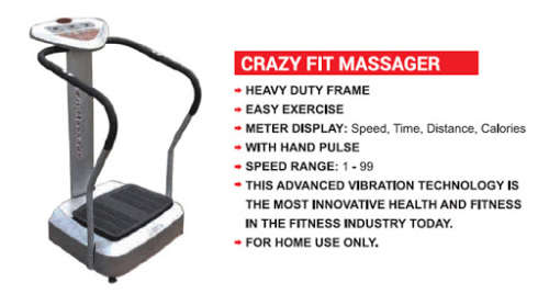 Crazy Fit Massage Machine/Powerplate(Brand new)
