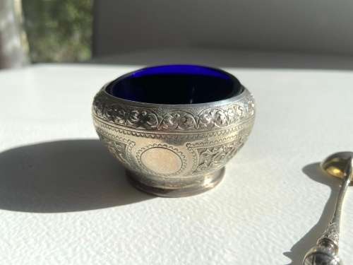 Exquisite Silver Condiment Set 1935 in presentation box