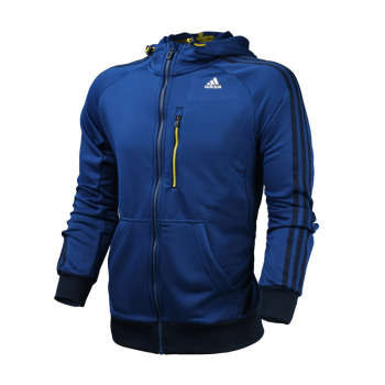 Original Mens Adidas 365 FZ Hood Z33641 Climalite - X Large - Zip Down With Hood