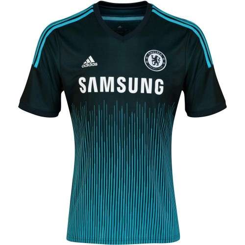 Original Mens Adidas 2014-15 Chelsea 3rd Jersey G92202 - Large