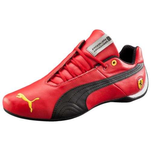 Original Mens Puma Ferrari Future Cat Leather SF 305470-04 - UK 9 (SA 9)