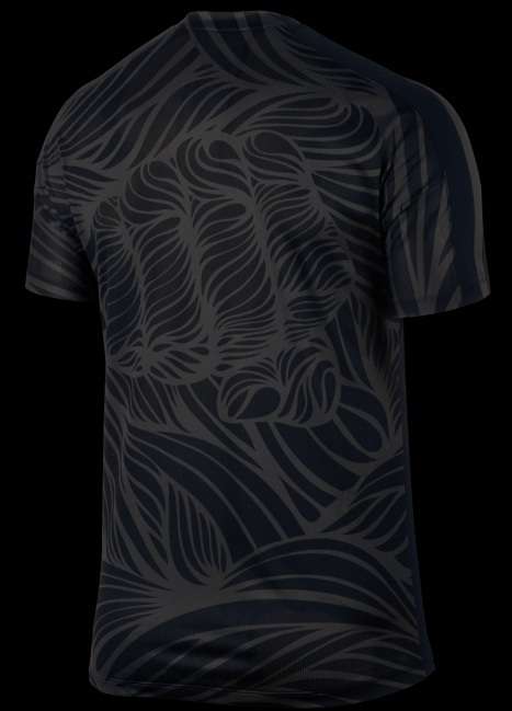 Original Mens NIKE Short Sleeve Neymar GPX Dri Fit - Medium - 747445-010