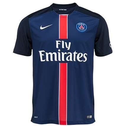 Original Mens NIKE Paris Saint Germain 2015-2016 Home - X Large - 658907-411