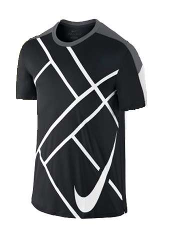 Original Mens NIKE Short Sleeve Graphic Dri Fit - Large - 644786-010
