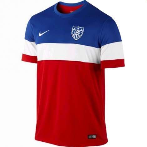 Original Mens Nike USA 2014 Away - 578026-657 - X Large