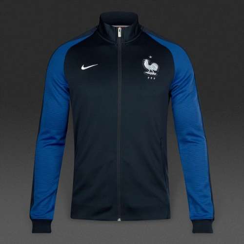 Original Mens Nike France 2016/17 Track Jacket 727854-421 - X Large