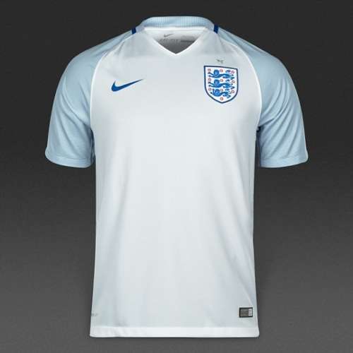 Original Mens Nike 2016-2017 England Home SS Stadium Jersey - X Large - 724610-100
