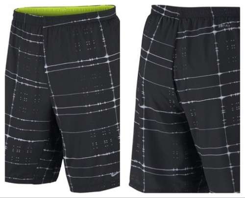 Original Mens NIKE DRI FIT Printed 9' Shorts - Small - 744718-010