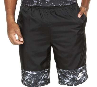 Original Mens NIKE NSW AOP Flow Woven Shorts - X Large - 806698-010