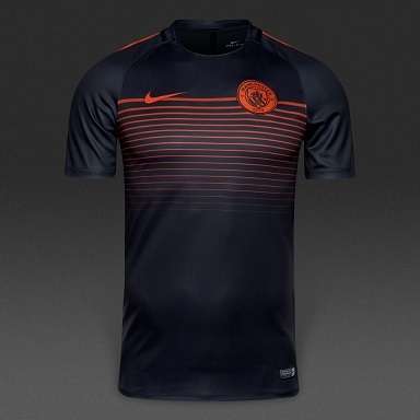 Original Mens Nike Manchester City 2016-2017 Squad Training Top - Medium - 819093-014