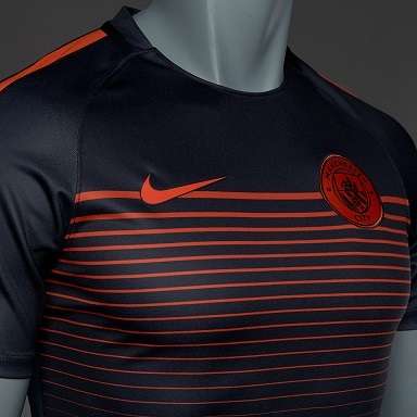 Original Mens Nike Manchester City 2016-2017 Squad Training Top - Medium - 819093-014