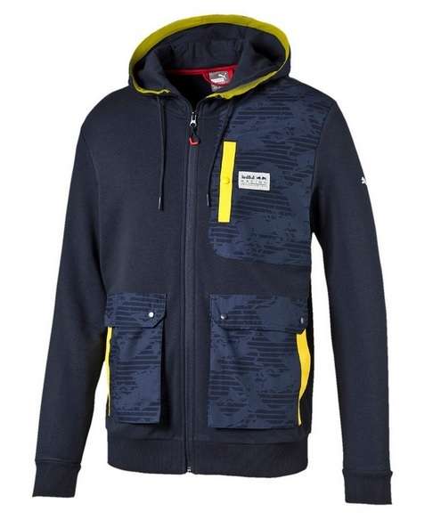 Original Mens Puma RED BULL IRBR Team Sweat Jacket - Large