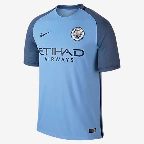 Original Mens Nike 2016/17 Manchester City FC Stadium Home - XX Large - 776907-489