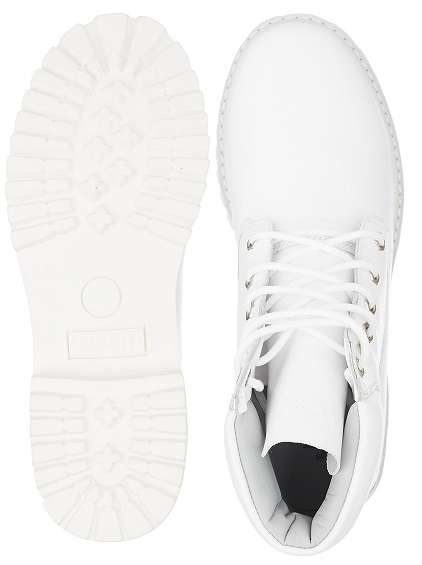 Original Mens Jeep Gecko White Nappa - UK 10 (SA 10) Leather Upper
