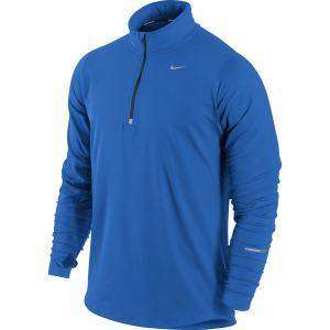 Original Mens NIKE Element Half Zip Long Sleeve Dri-FIT - Large - 717404-484