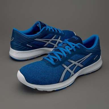 Original Mens Asics NITROFUZE Azul - T6H3N - UK 10 (SA 10)