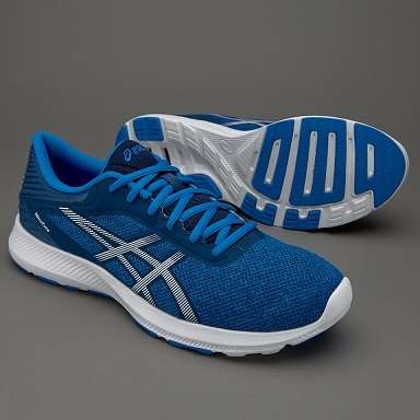 Original Mens Asics NITROFUZE Azul - T6H3N - UK 10 (SA 10)
