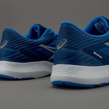 Original Mens Asics NITROFUZE Azul - T6H3N - UK 10 (SA 10)