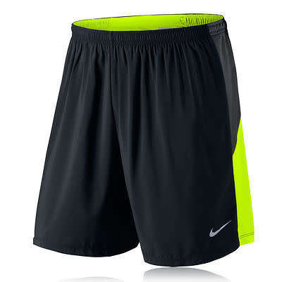 Original Mens NIKE 7" Pursuit 2-in-1 Running Shorts - Large - 717411-011