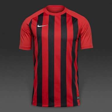 Original Mens NIKE Striped SS Top - Medium - 832976-657