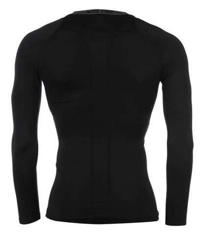 Original Mens NIKE Pro Cool Mens Compression Long Sleeve Top - 703088-010 - Medium