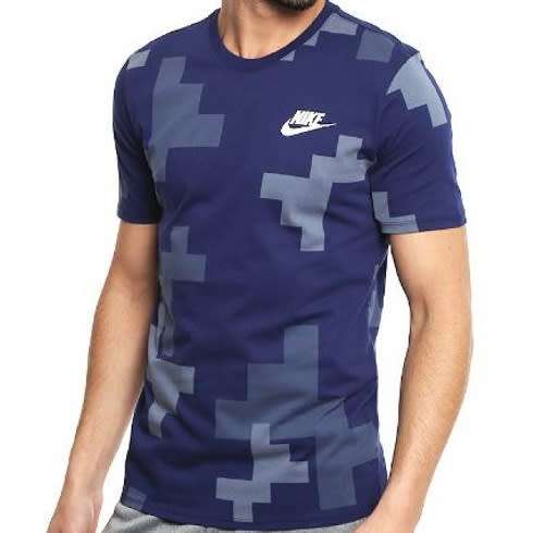 Original Mens Nike CAMISETA NSW TEE FW PRINT - 875634-102 - Medium