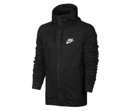 Original Mens Nike Advance 15 Full Zip Hoodie - 804852-010 - XX Large