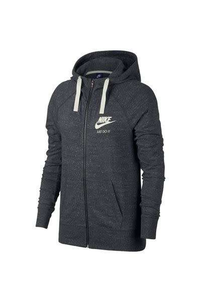 Original Womens Nike NSW Vintage Full-Zip Hoodie - 726057-060 - Medium