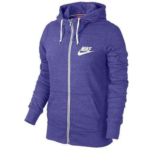 Original Womens Nike NSW Vintage Full-Zip Hoodie - 813872-429 - Large