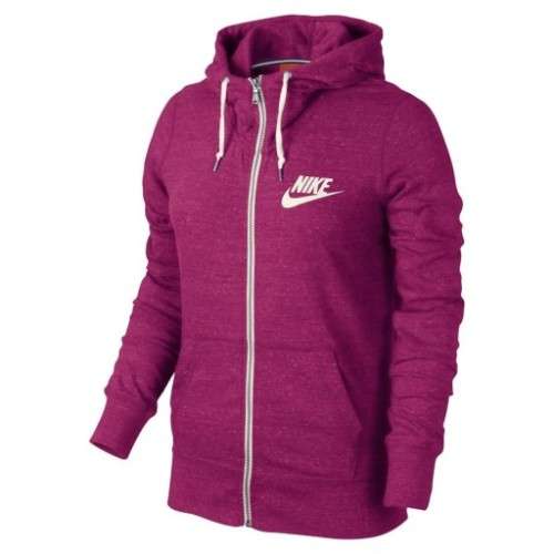 Original Womens Nike NSW Vintage Full-Zip Hoodie - 813872-607 - Medium