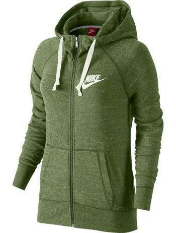 Original Womens Nike NSW Vintage Full-Zip Hoodie - 813872-385 - Medium