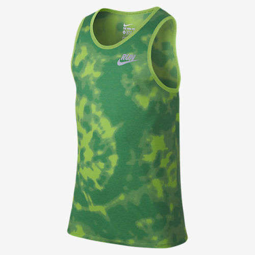 Original Mens NIKE Dri-fit Running Tank Top - 894530-313 - Medium