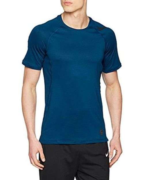 Original Mens NIKE Np Hprcl Top SS - AT3655-474 - X Large