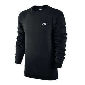 Original Mens Nike Club Crew Fleece Sweat - 804340-010 ***SEE AVAILABLE SIZES IN AD***