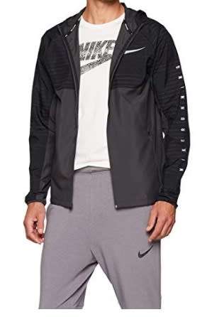 Original Mens Nike Herren Essential Hooded Jacket - AT4004-060 - X Large