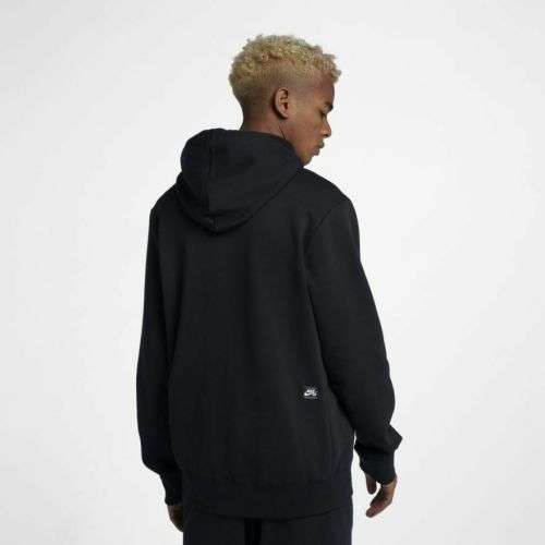 Original Mens Nike SB Icon Hoodie - AQ9565-011 - Medium