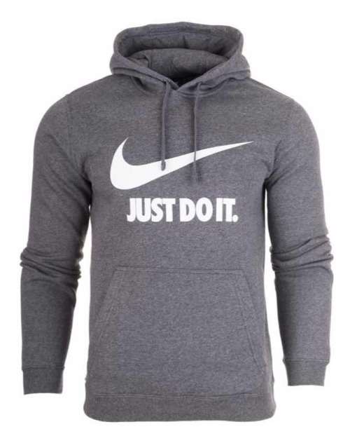 Original Mens Nike JUST DO IT Hoodie - AT5263-071 - Large