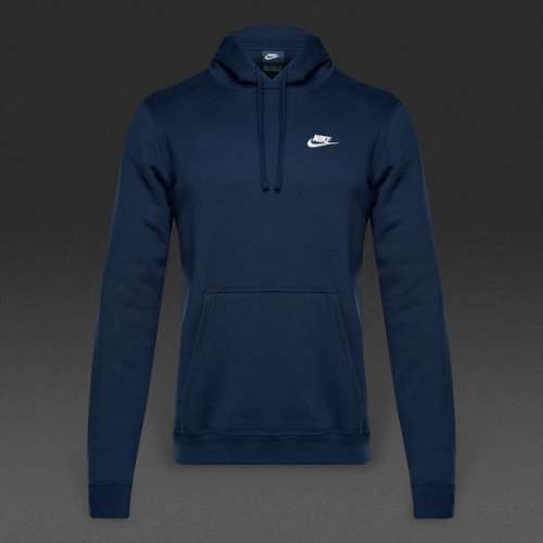 Original Mens Nike Club Pullover Hoodie - 804346-451 - Medium
