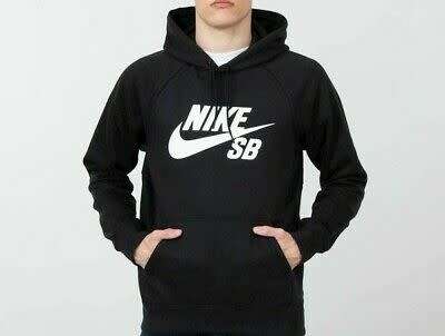 Original Mens Nike SB Icon Hoodie - AQ9565-011 - Large