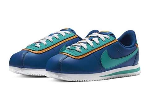 Original Girls Nike CORTEZ BASIC LTHR DBL (GS) - UK 5 (SA 5) - 24cm