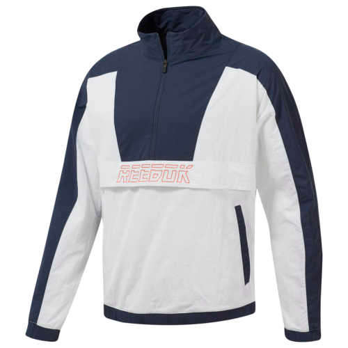 ORIGINAL MENS REEBOK MEET YOU THERE WOVEN 1/2 ZIP - DY7777 - LARGE