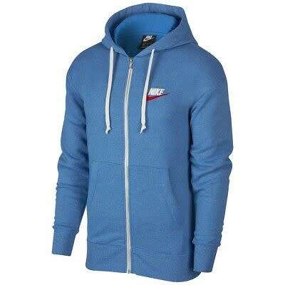ORIGINAL MENS NIKE SW HERITAGE FULL-ZIP HOODIE - 928431-484 - Medium (Loose Fit)