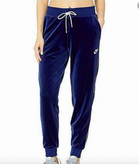 Original Womens Nike Sportswear Warm Velour Joggers - CJ4914-492 - Medium