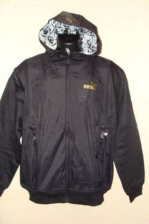 Thick Puma Jacket with hood  Large
