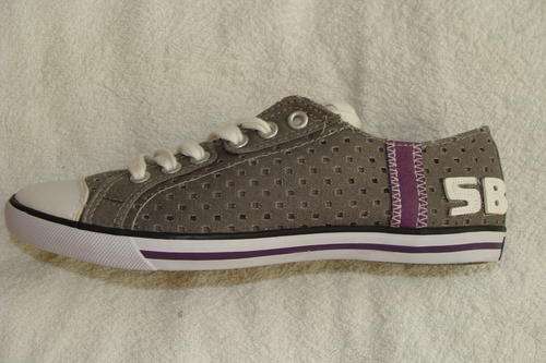 Authentic Ladies Sissy Boy Shoes UK 4 Snow Drop Grey