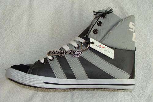 Authentic Ladies Sissy Boy Shoes Grey Magnolia SA 6